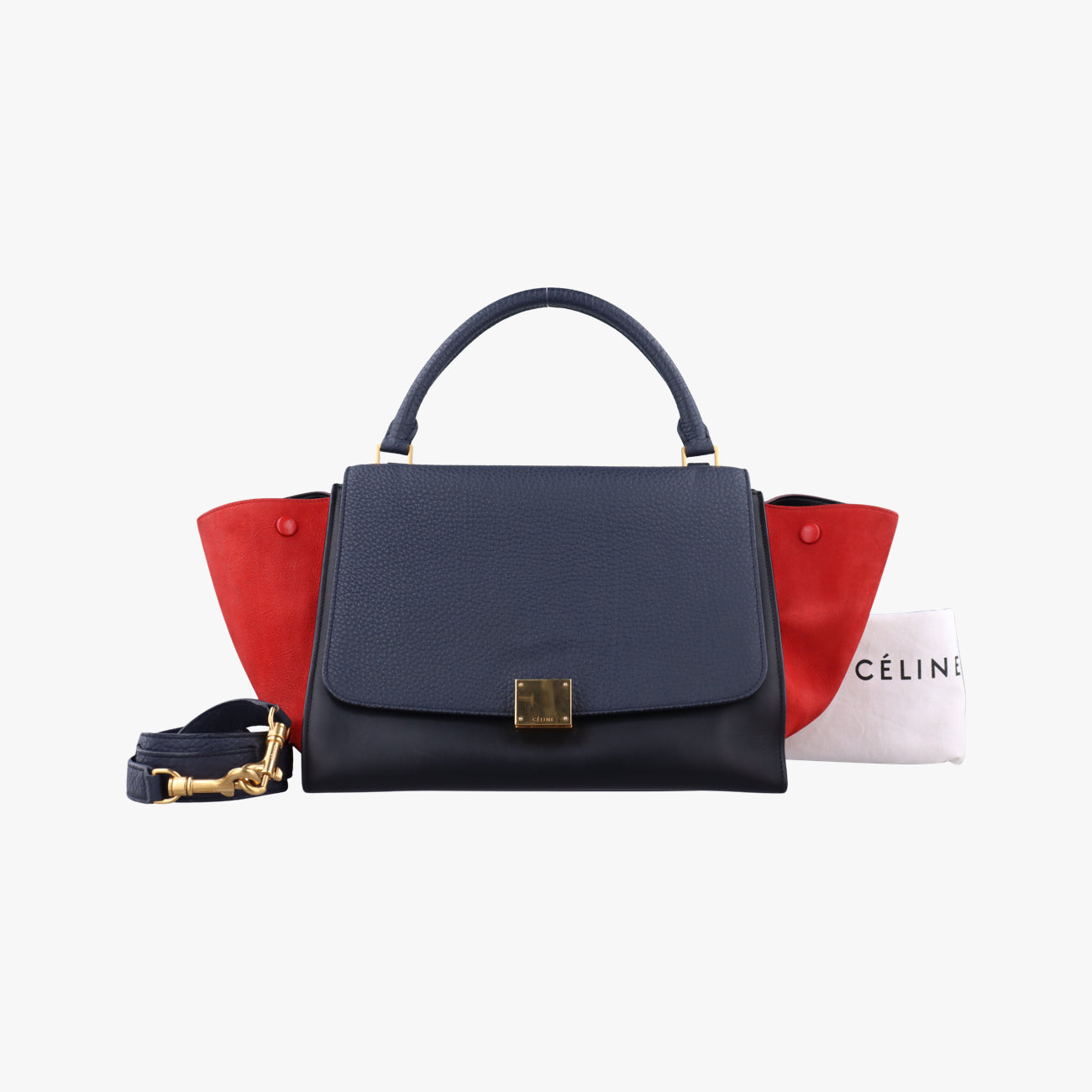 Trapèze Red x black x blue leather S-CU-3185トラペーズ レッド×ブラック×ブルー レザー S-CU-3185
