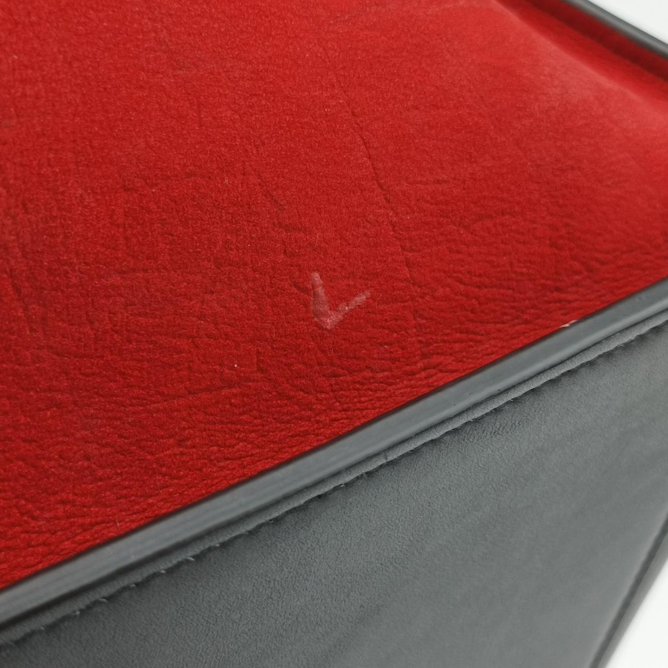 Trapèze Red x black x blue leather S-CU-3185トラペーズ レッド×ブラック×ブルー レザー S-CU-3185