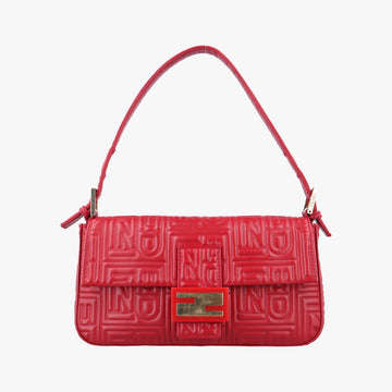 Baguette Red Leather 8BR600 2415-8BR600-YME-088マンマバケット レッド レザー 8BR600 2415-8BR600-YME-088