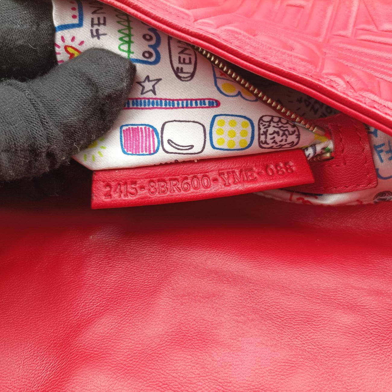 Baguette Red Leather 8BR600 2415-8BR600-YME-088マンマバケット レッド レザー 8BR600 2415-8BR600-YME-088