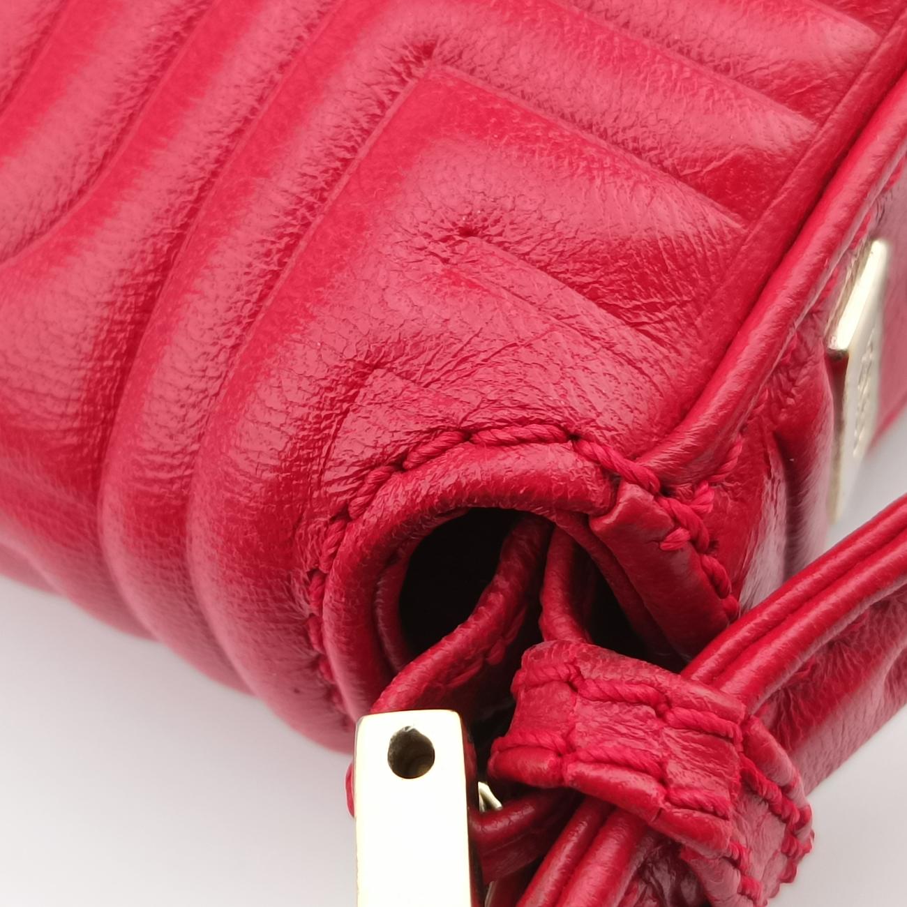 Baguette Red Leather 8BR600 2415-8BR600-YME-088マンマバケット レッド レザー 8BR600 2415-8BR600-YME-088