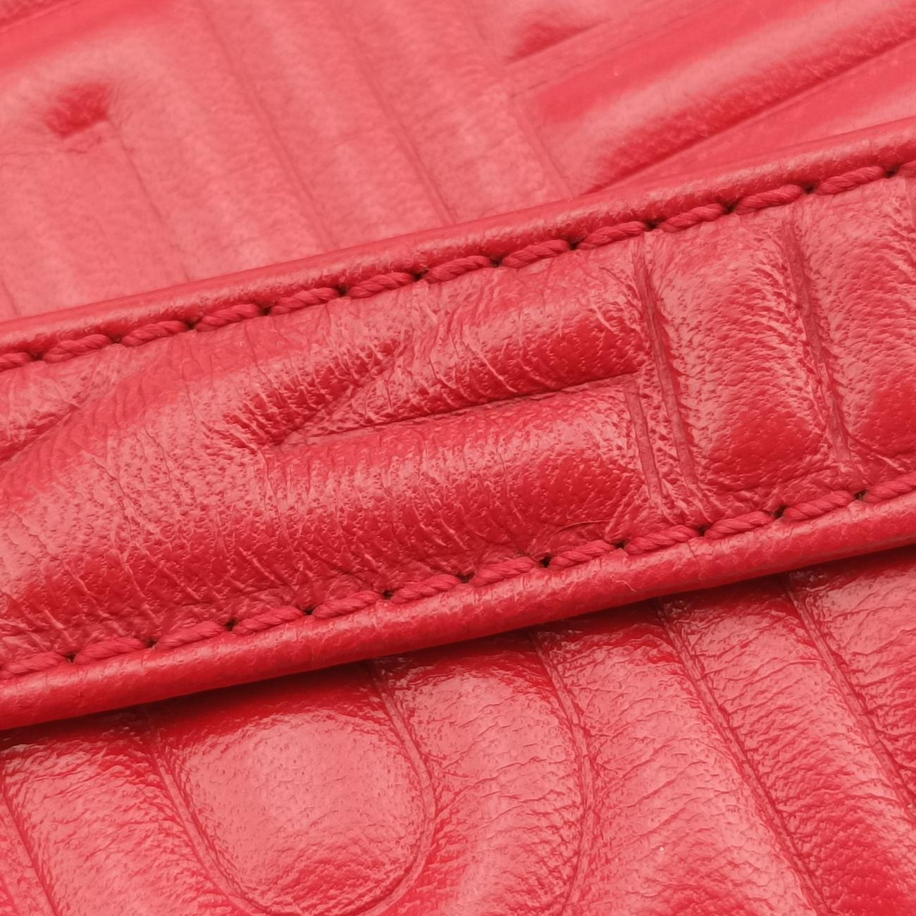 Baguette Red Leather 8BR600 2415-8BR600-YME-088マンマバケット レッド レザー 8BR600 2415-8BR600-YME-088