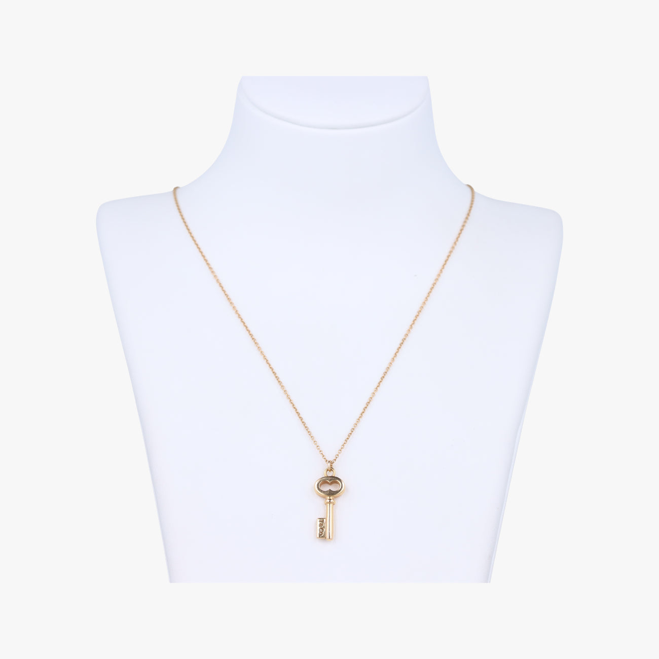 Oval Key Pendant Golden AU750 オーバルキー ペンダント ゴールド AU750 