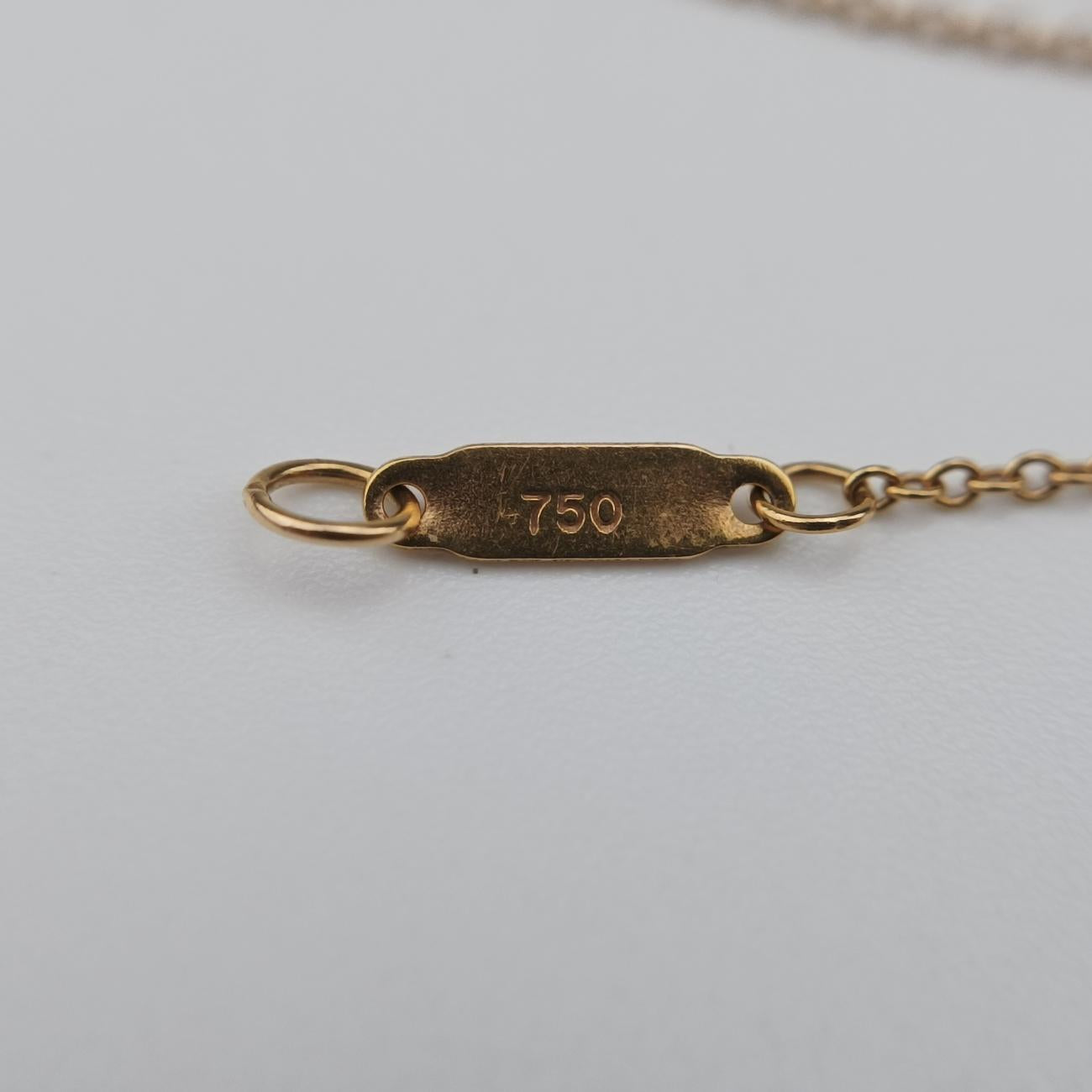 Oval Key Pendant Golden AU750 オーバルキー ペンダント ゴールド AU750 