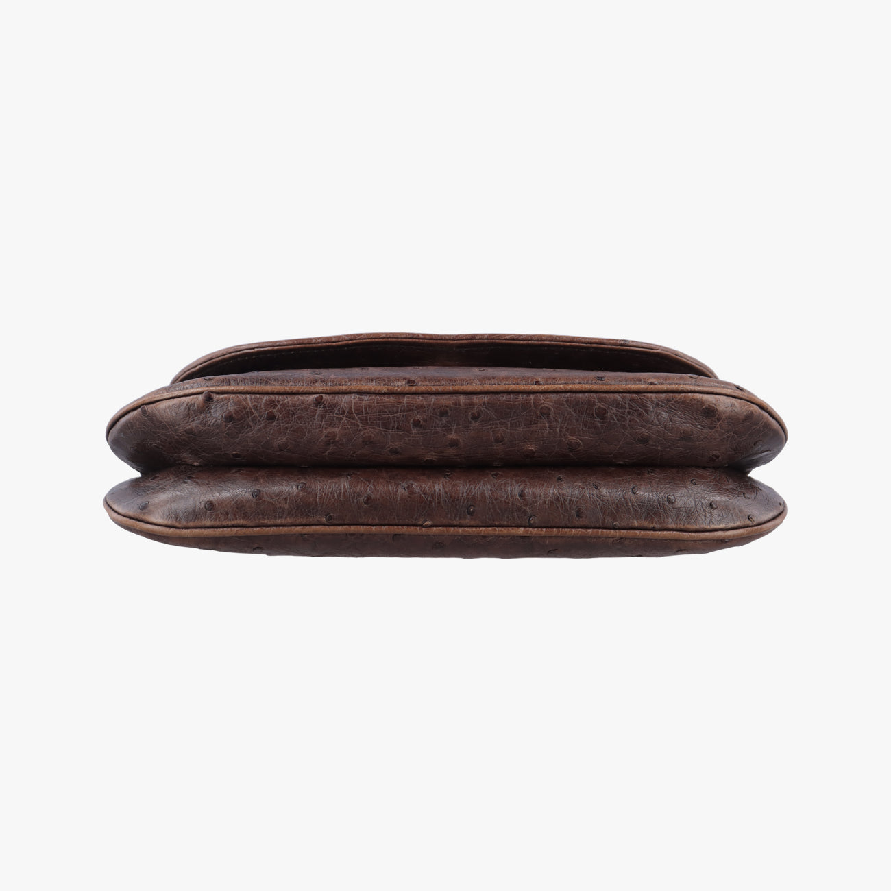 1973 Double G Brown Ostrich Leather 251820 I99565191973 ダブルG ブラウン オーストリッチ 251820 I9956519