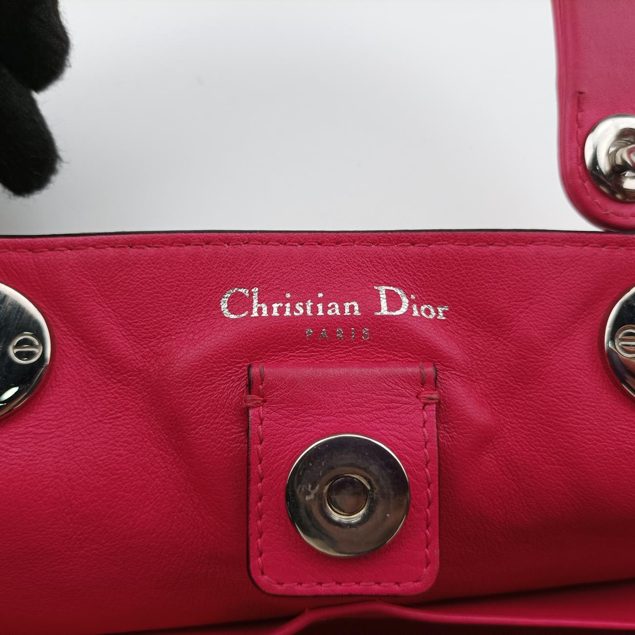 Diorissimo Orange×Pink Leather 19-MA-0123ディオリッシモ オレンジ×ピンク レザー 19-MA-0123