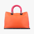 Diorissimo Orange×Pink Leather 19-MA-0123ディオリッシモ オレンジ×ピンク レザー 19-MA-0123