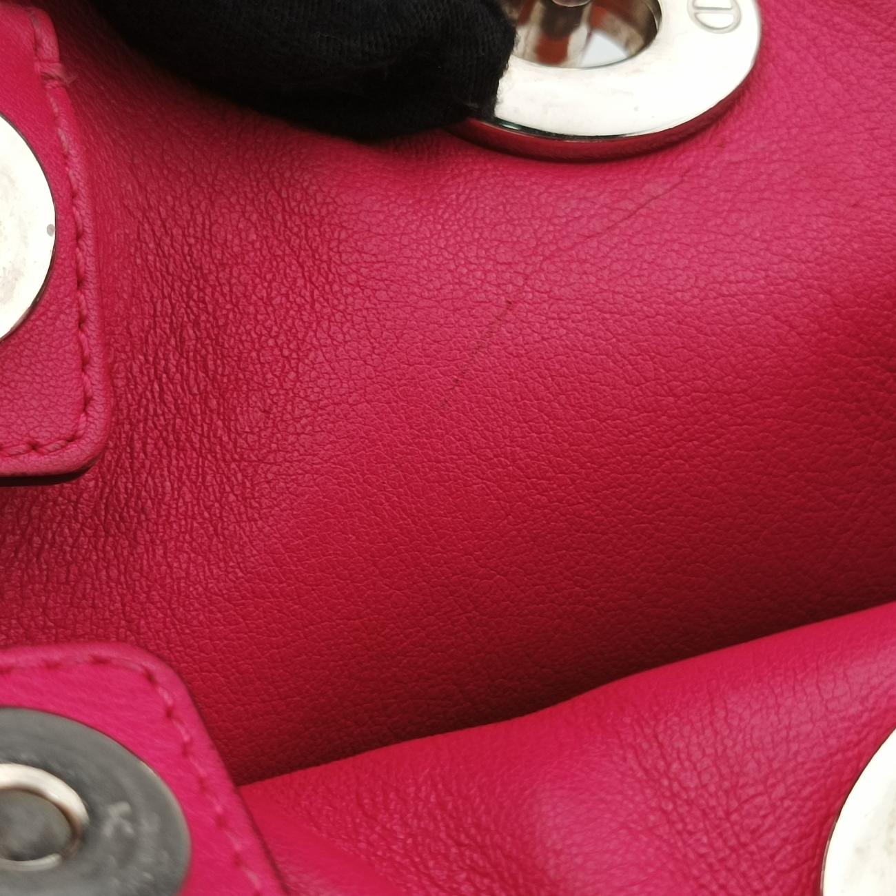 Diorissimo Orange×Pink Leather 19-MA-0123ディオリッシモ オレンジ×ピンク レザー 19-MA-0123