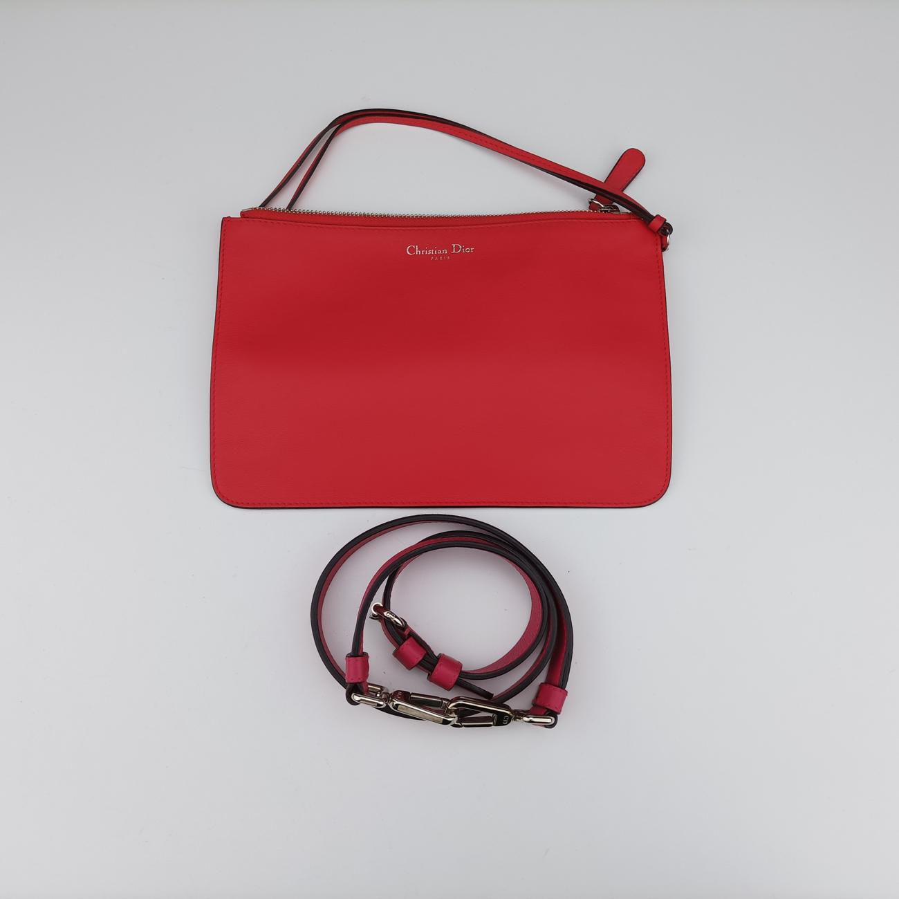 Diorissimo Orange×Pink Leather 19-MA-0123ディオリッシモ オレンジ×ピンク レザー 19-MA-0123