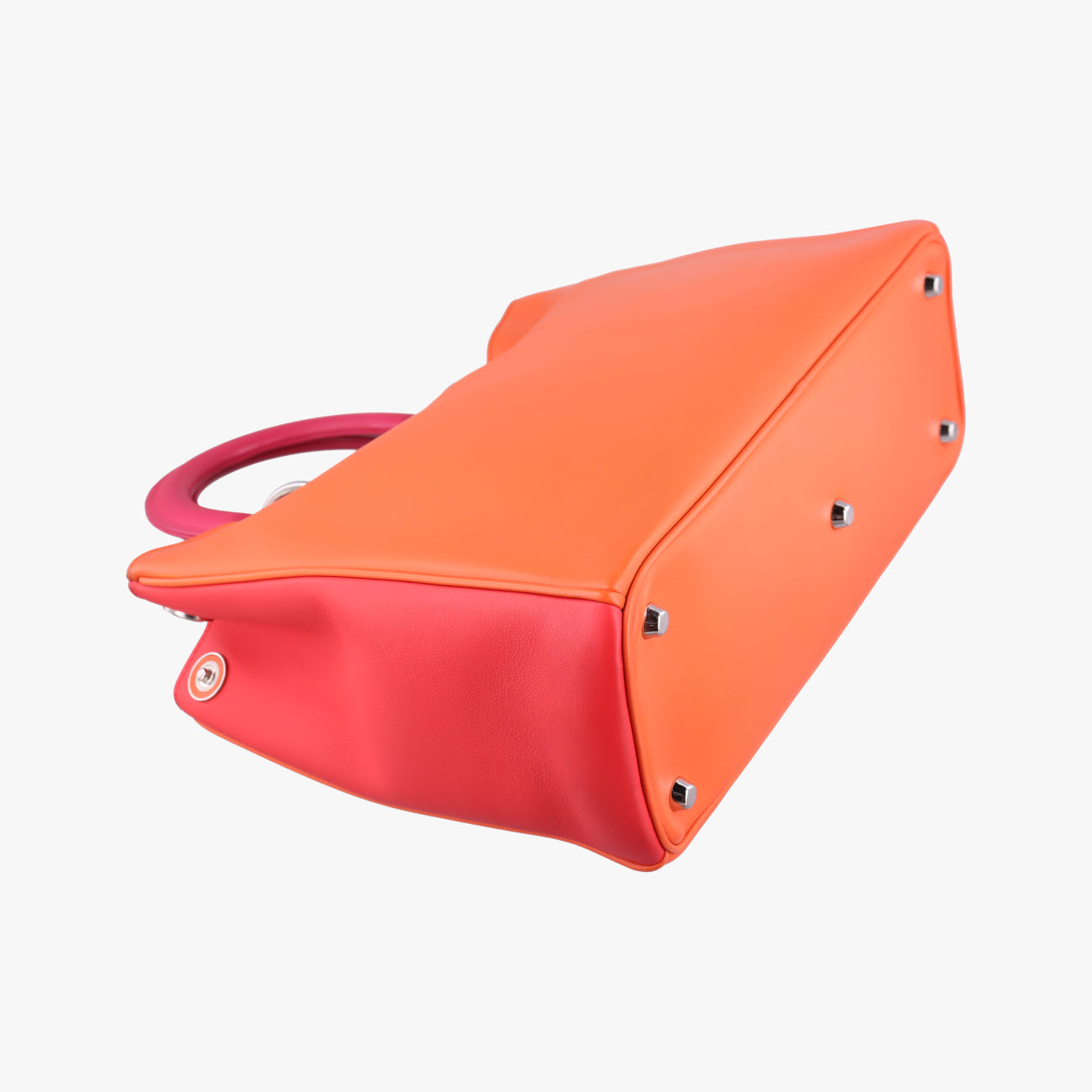 Diorissimo Orange×Pink Leather 19-MA-0123ディオリッシモ オレンジ×ピンク レザー 19-MA-0123