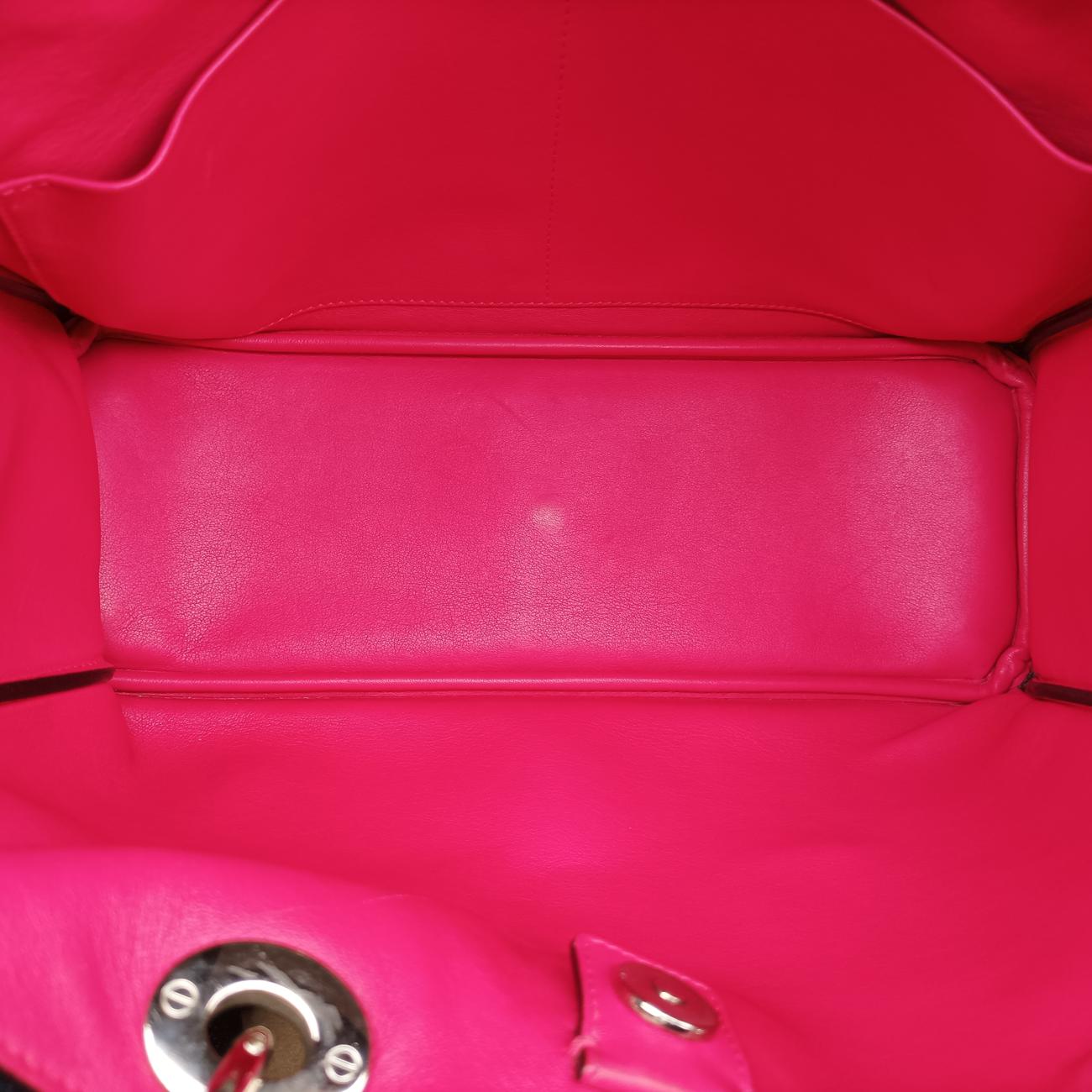 Diorissimo Orange×Pink Leather 19-MA-0123ディオリッシモ オレンジ×ピンク レザー 19-MA-0123