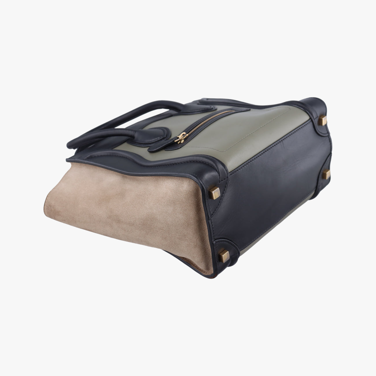 Luggage Mini Shopper Brown x Green x Black Leather S-SN-0122 S-PA-0132ラゲージミニショッパー ブラウンｘグリーンｘブラック レザー S-SN-0122 S-PA-0132