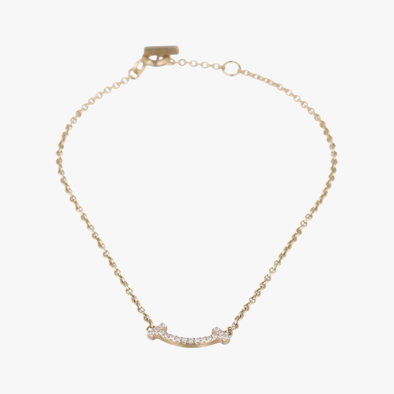 T Smile Bracelet Golden AU750 Tスマイル ブレスレット ゴールド AU750 