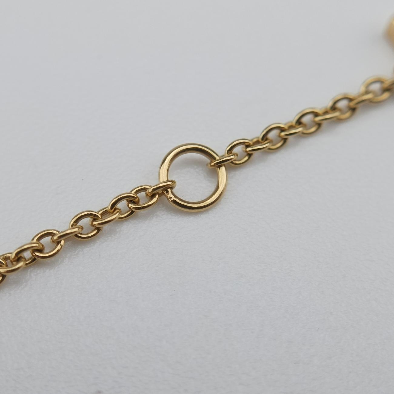 T Smile Bracelet Golden AU750 Tスマイル ブレスレット ゴールド AU750 