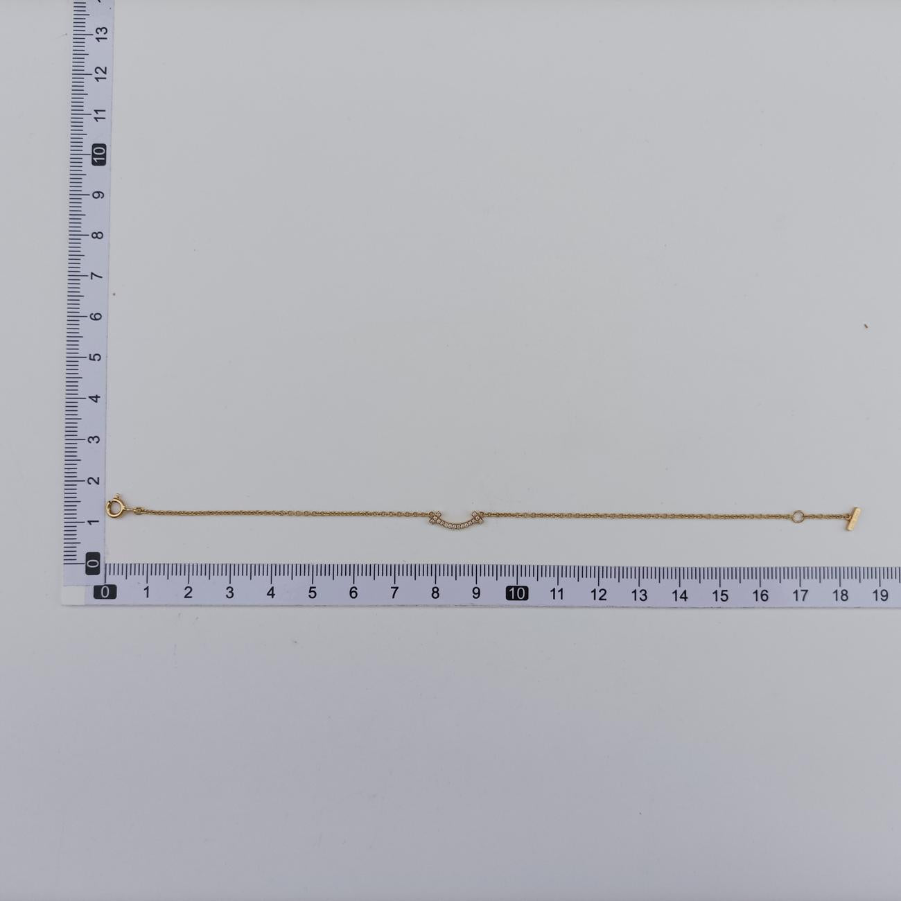 T Smile Bracelet Golden AU750 Tスマイル ブレスレット ゴールド AU750 