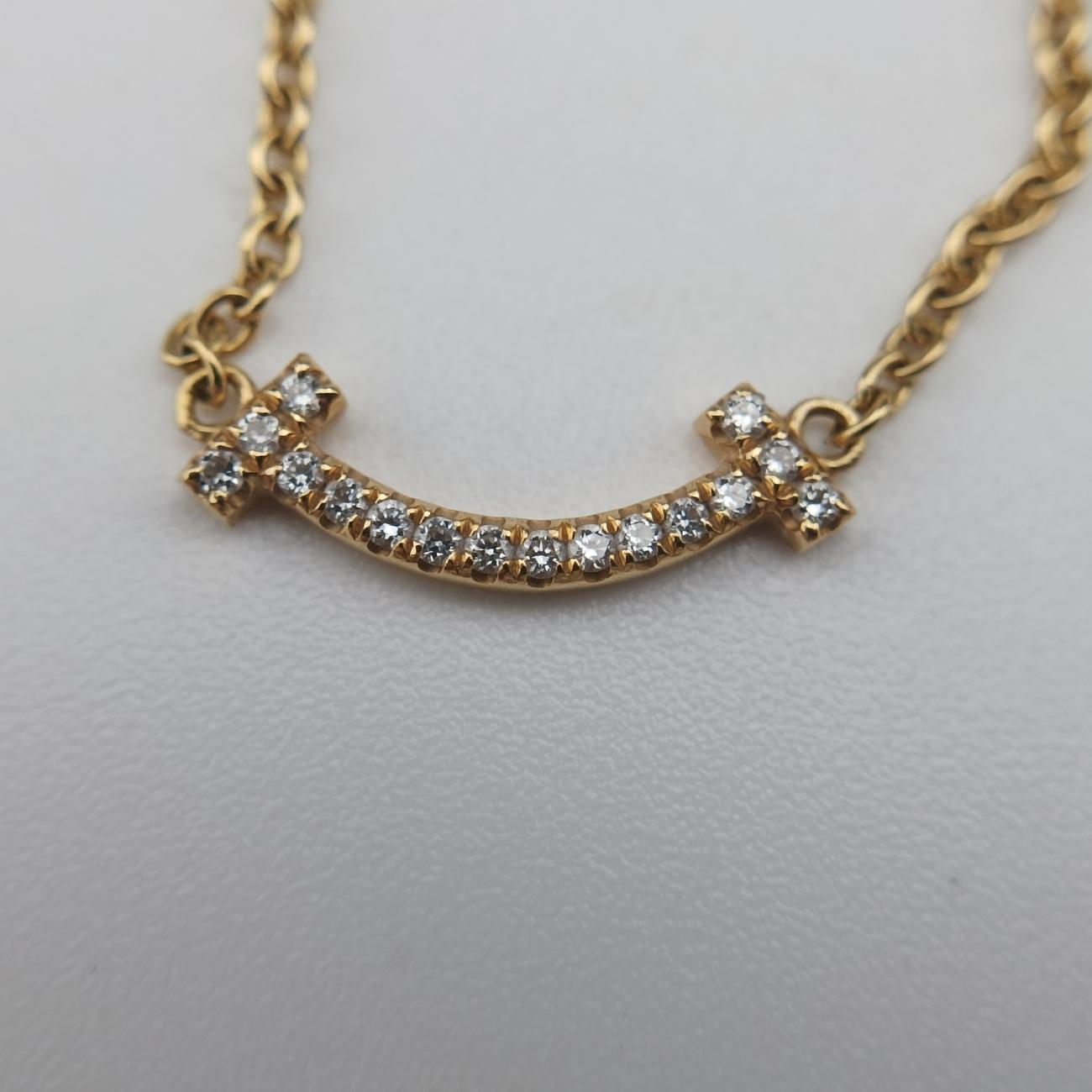 T Smile Bracelet Golden AU750 Tスマイル ブレスレット ゴールド AU750 