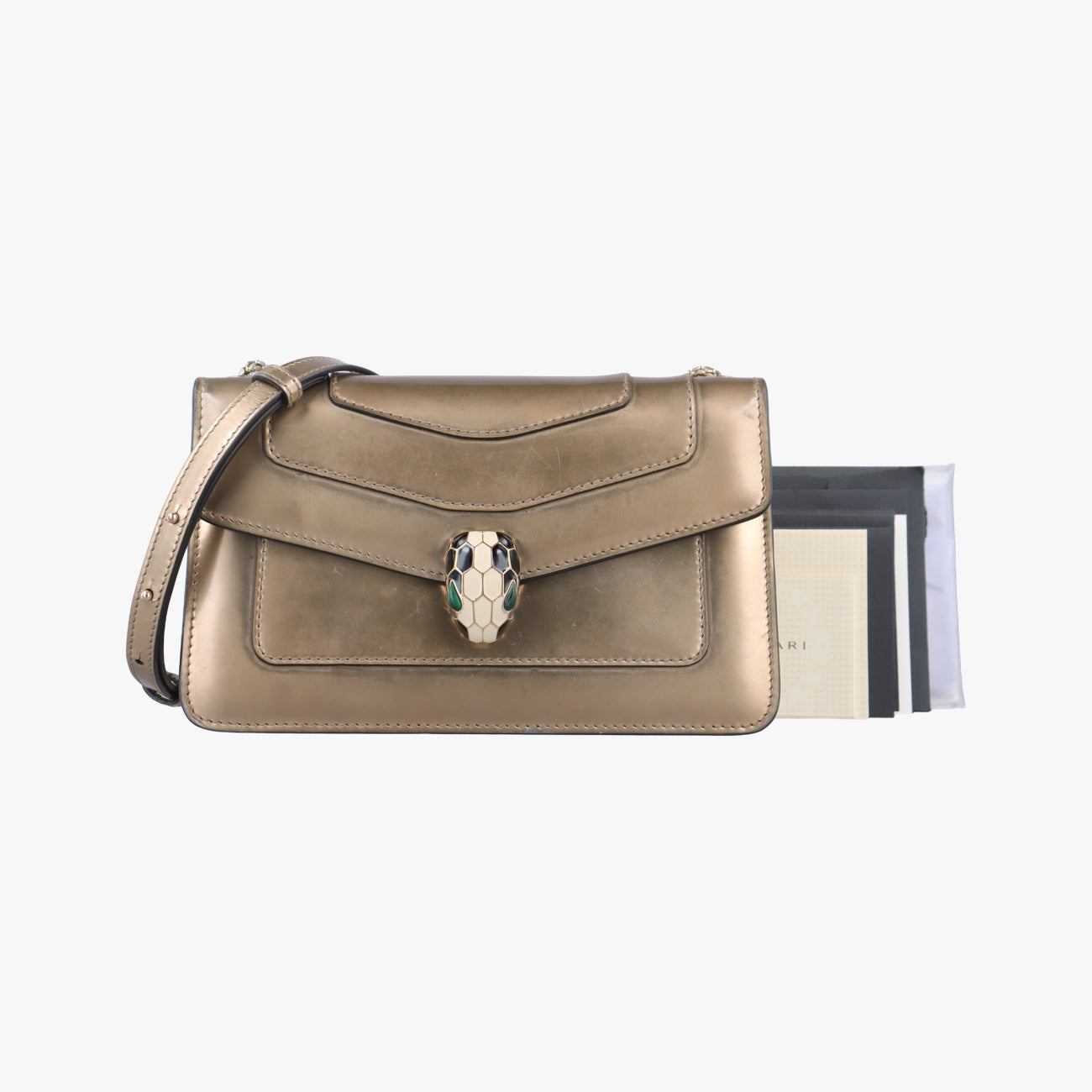 SERPENTI FOREVER Golden Patent AC.M15.39797セルペンティ フォーエバー ゴールド パテント AC.M15.39797