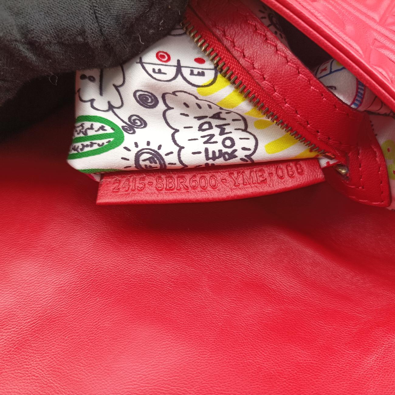 Baguette Red lambskin 8BR600 2415-8BR600-YME-088マンマバケット レッド ラムスキン 8BR600 2415-8BR600-YME-088