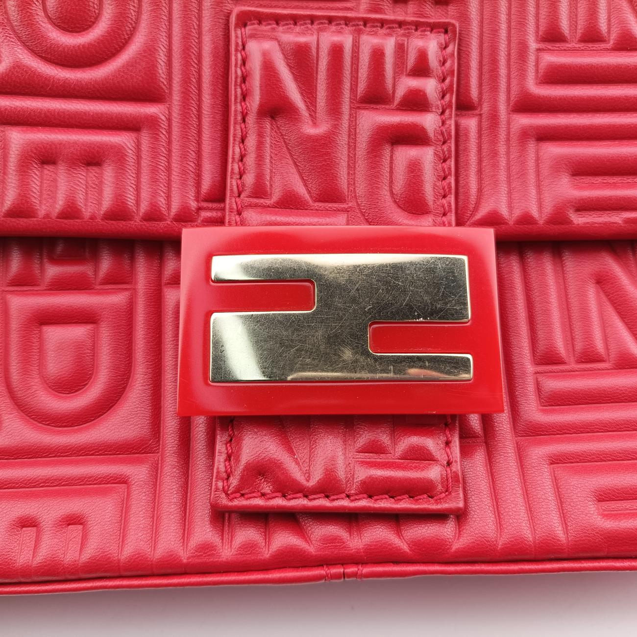 Baguette Red lambskin 8BR600 2415-8BR600-YME-088マンマバケット レッド ラムスキン 8BR600 2415-8BR600-YME-088