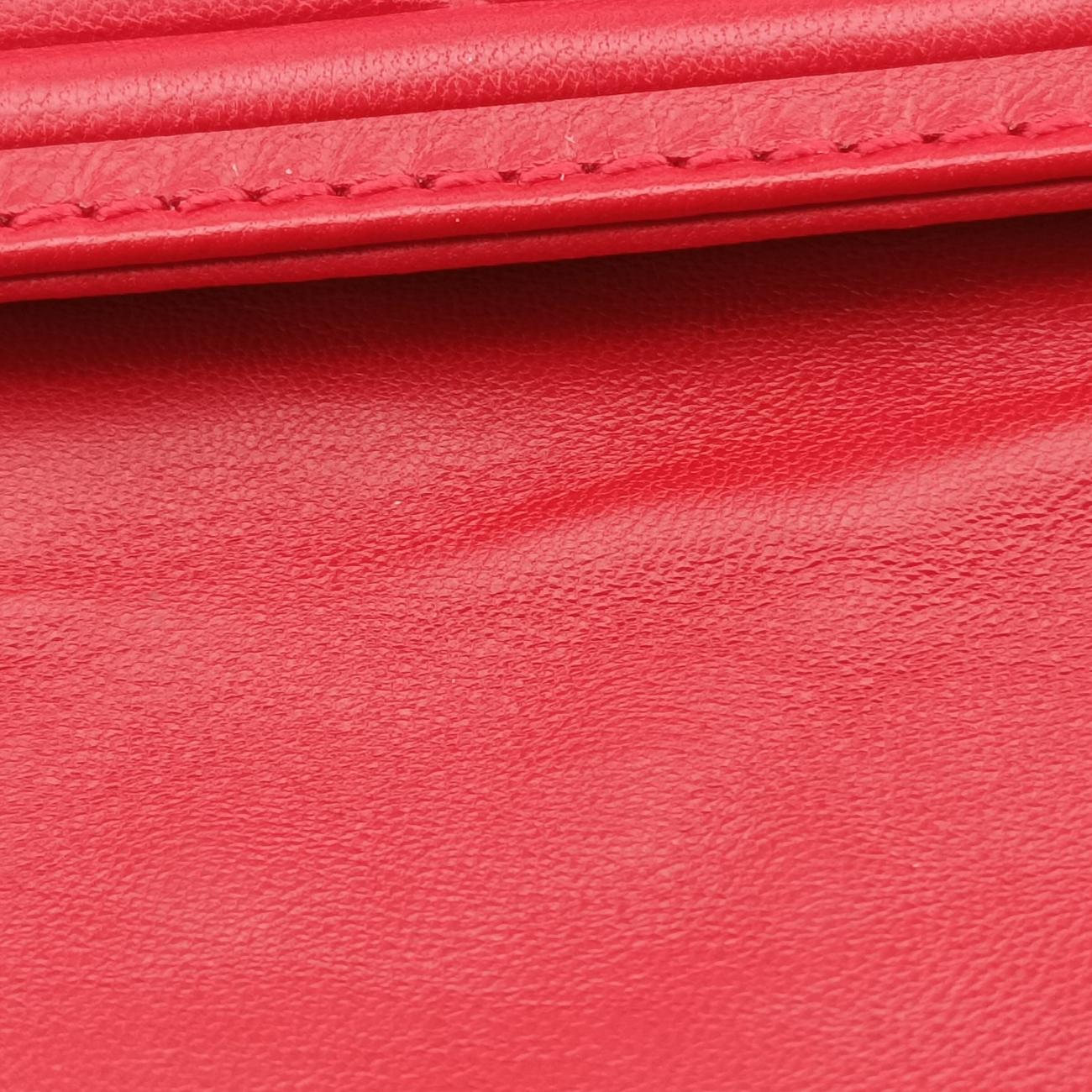 Baguette Red lambskin 8BR600 2415-8BR600-YME-088マンマバケット レッド ラムスキン 8BR600 2415-8BR600-YME-088