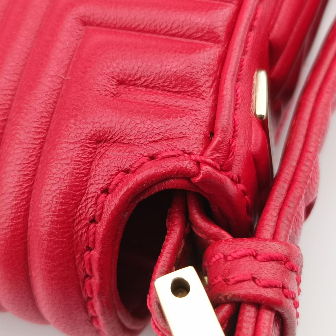 Baguette Red lambskin 8BR600 2415-8BR600-YME-088マンマバケット レッド ラムスキン 8BR600 2415-8BR600-YME-088