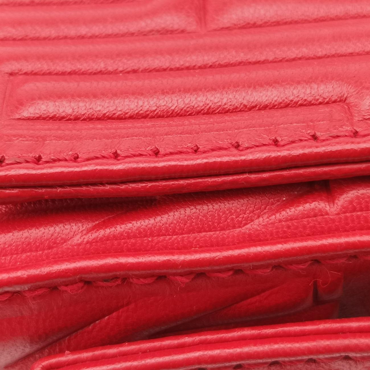 Baguette Red lambskin 8BR600 2415-8BR600-YME-088マンマバケット レッド ラムスキン 8BR600 2415-8BR600-YME-088