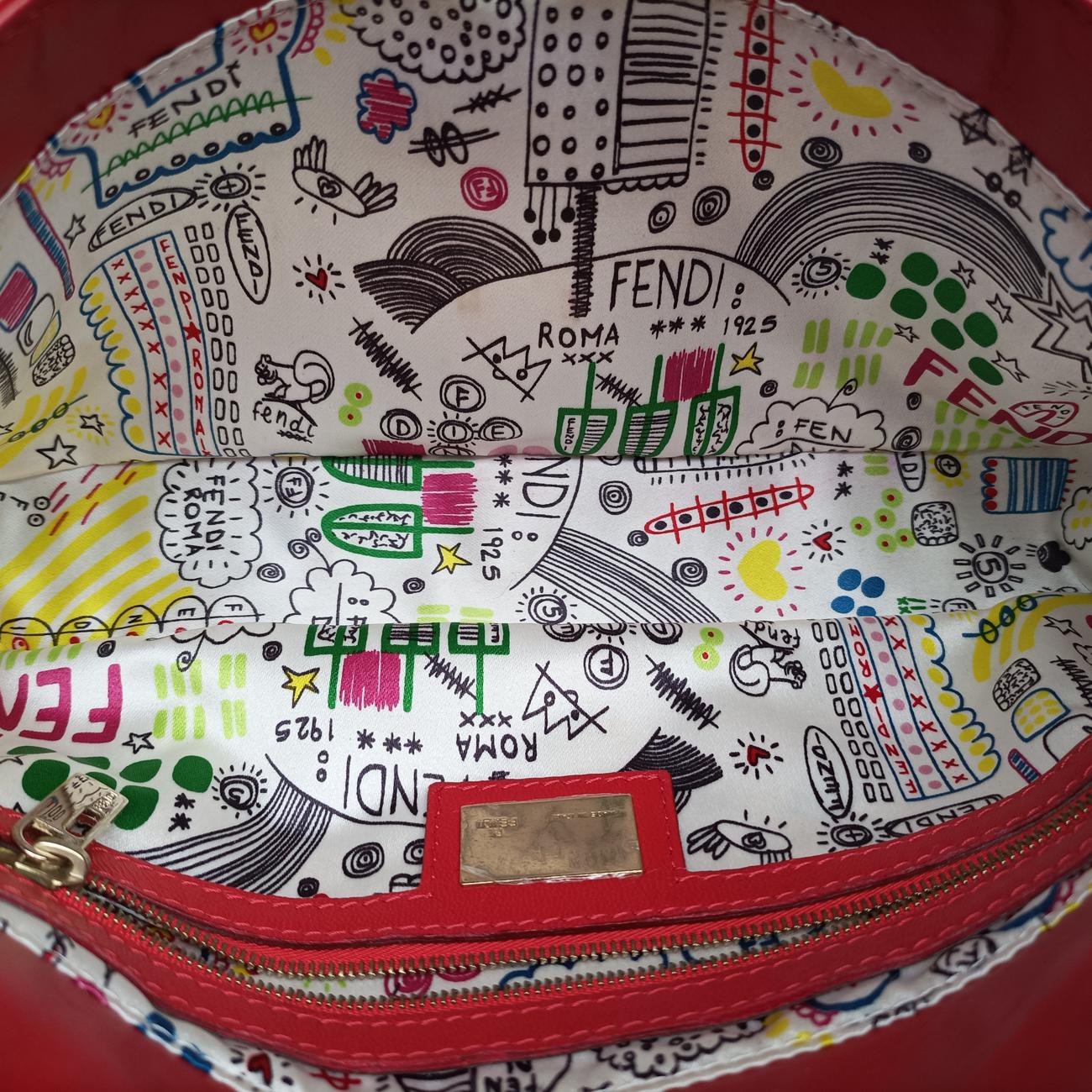 Baguette Red lambskin 8BR600 2415-8BR600-YME-088マンマバケット レッド ラムスキン 8BR600 2415-8BR600-YME-088