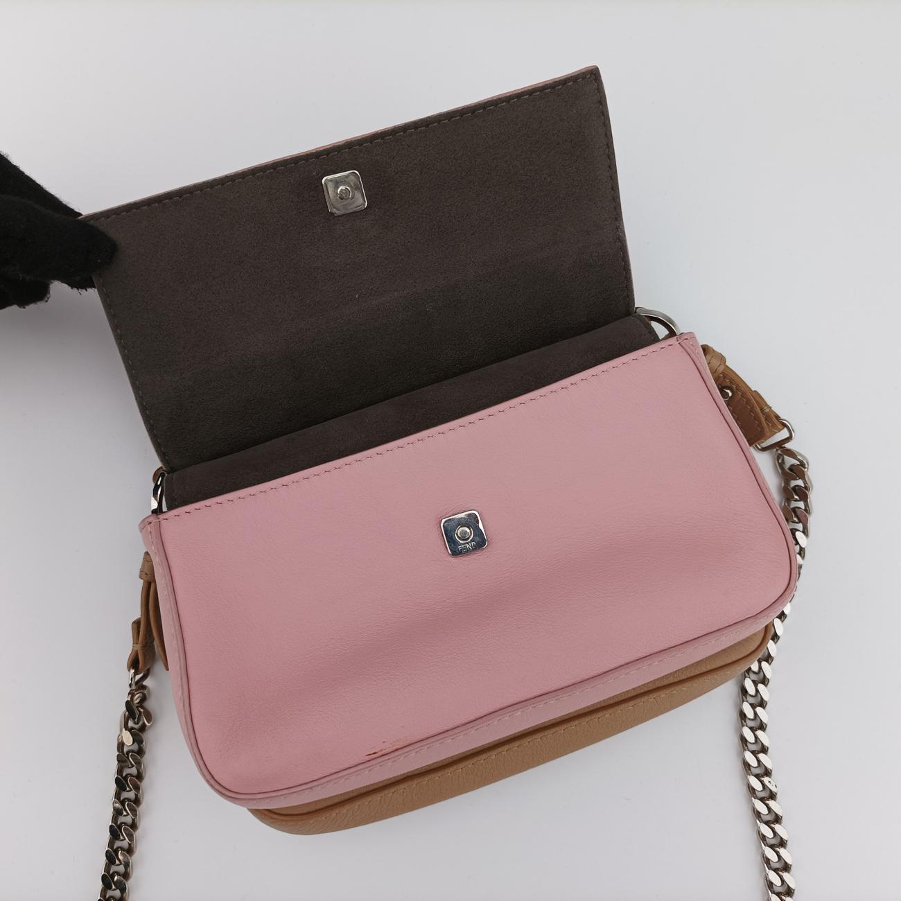 Micro Monster Double Baguette Beige Leather 8M0371 8M0371-SL-2-178-10429マイクロモンスター ダブルバゲット ベージュ レザー 8M0371 8M0371-SL-2-178-10429