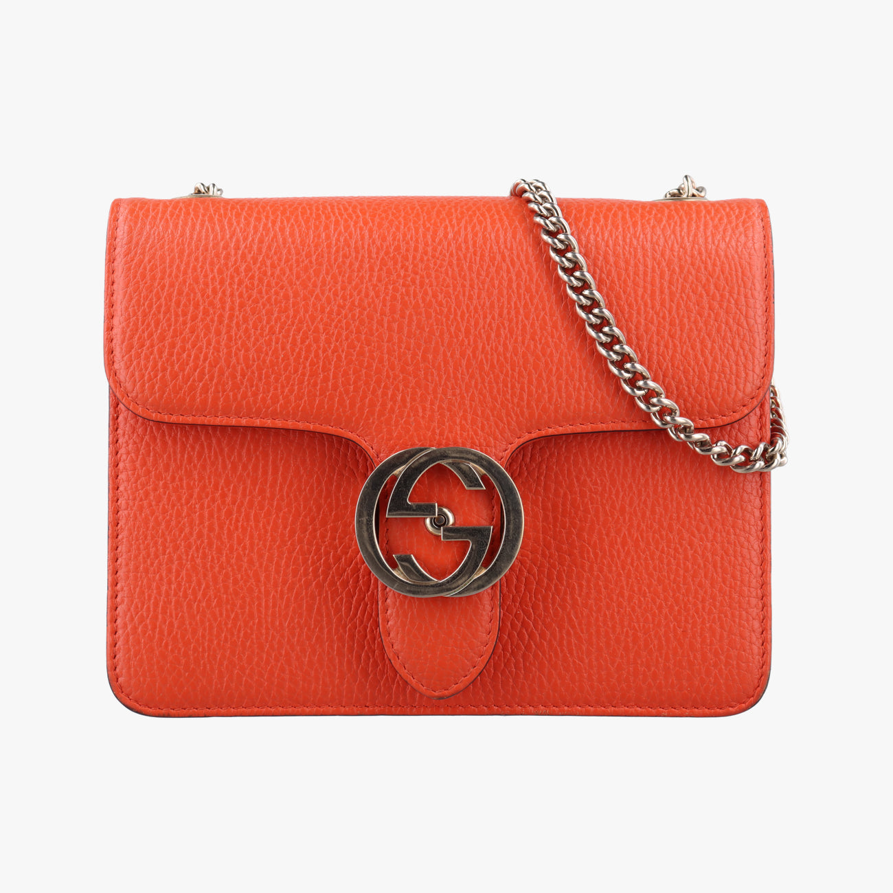 Interlocking G Orange Leather 510304 I025841621インターロッキングG オレンジ レザー 510304 I025841621