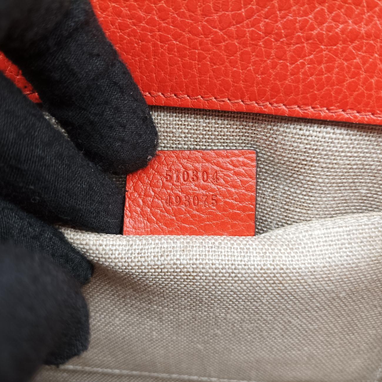 Interlocking G Orange Leather 510304 I025841621インターロッキングG オレンジ レザー 510304 I025841621