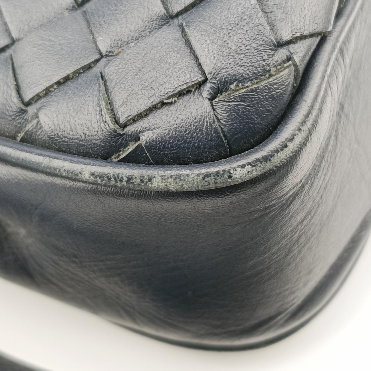 Intrecciato Navy lambskin B06343903Gイントレチャート ネイビー ラムスキン B06343903G