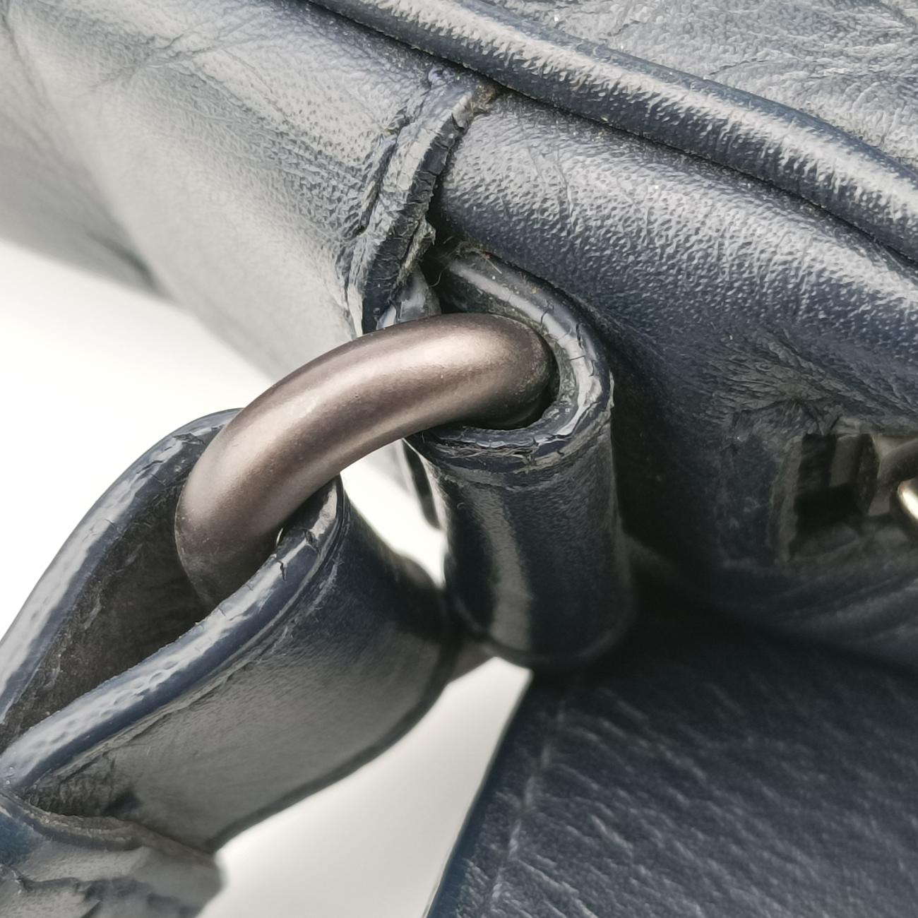 Intrecciato Navy lambskin B06343903Gイントレチャート ネイビー ラムスキン B06343903G