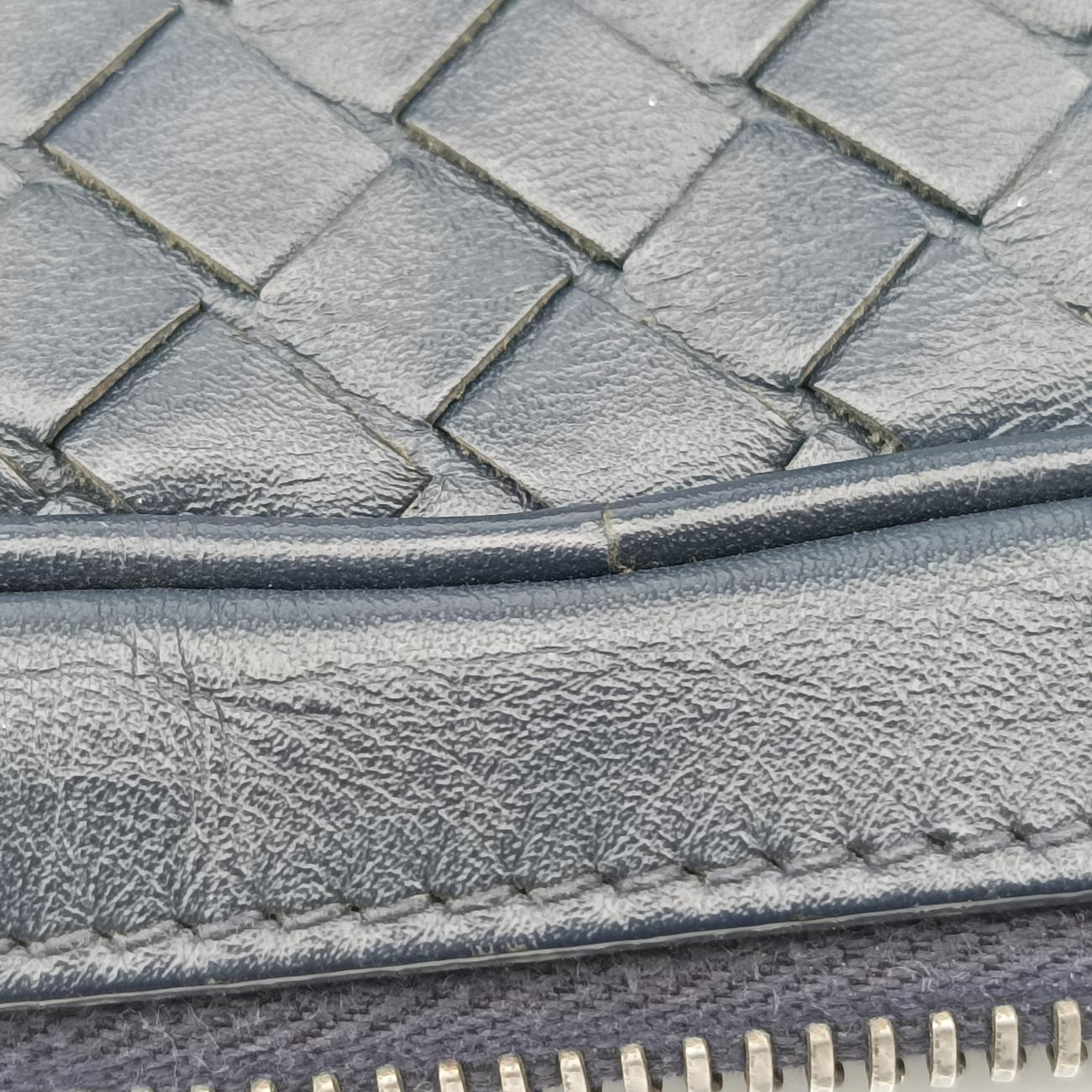 Intrecciato Navy lambskin B06343903Gイントレチャート ネイビー ラムスキン B06343903G