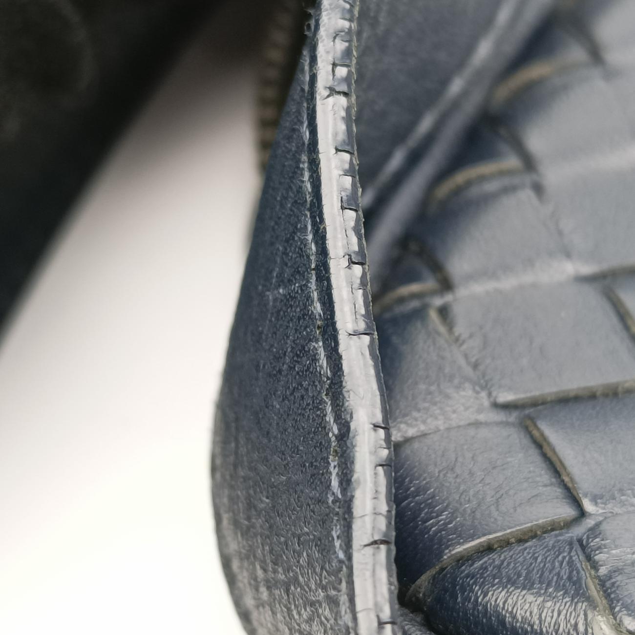 Intrecciato Navy lambskin B06343903Gイントレチャート ネイビー ラムスキン B06343903G