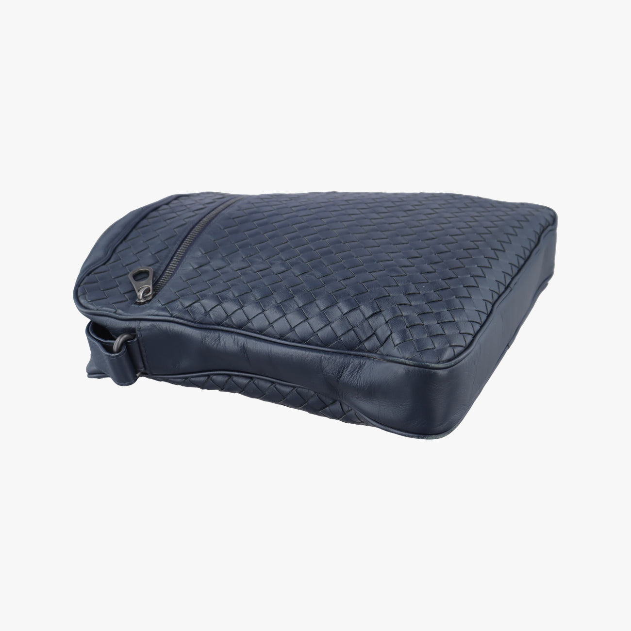 Intrecciato Navy lambskin B06343903Gイントレチャート ネイビー ラムスキン B06343903G