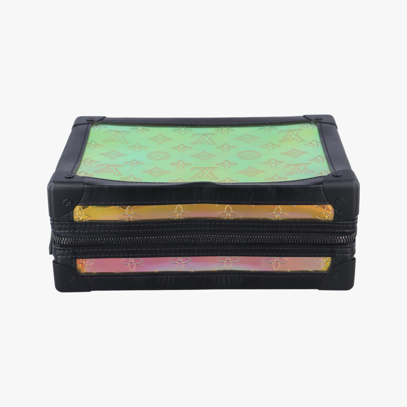 Soft Trunk Hologram x black Monogram Prism×calf leather M55932 DU4179 ICチップソフトトランク ホログラム×ブラック モノグラム プリズム×カーフレザー M55932 DU4179 ICチップ