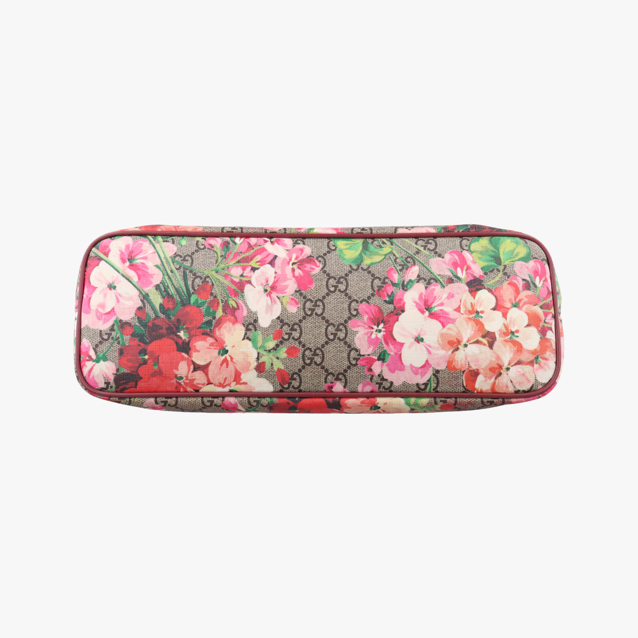 GG Blooms beige×Multicolour PVC coated canvas x leather 429019 E020111527GGブルームス ベージュ×マルチカラー PVCコーティングキャンバス×レザー 429019 E020111527