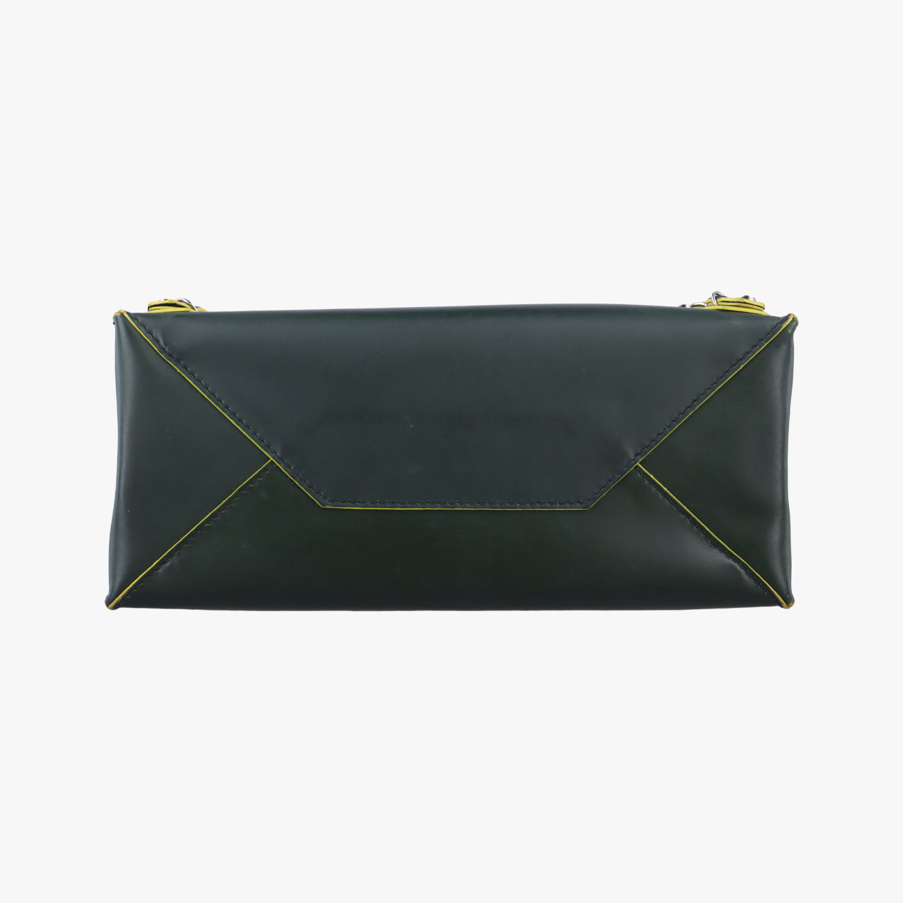 Paper A6 Tote Green×Yellow Leather 357333.4075.F.002123ペーパー A6 トート グリーン×イエロー レザー 357333.4075.F.002123