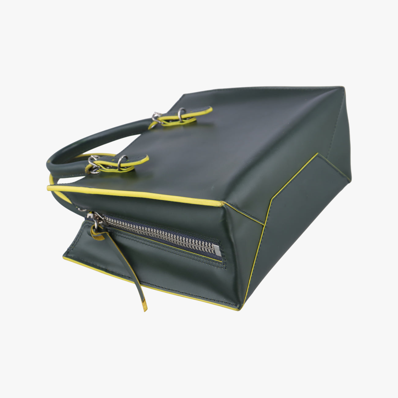 Paper A6 Tote Green×Yellow Leather 357333.4075.F.002123ペーパー A6 トート グリーン×イエロー レザー 357333.4075.F.002123