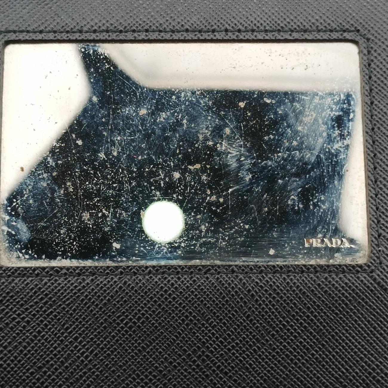 Robot LogoBlackSaffiano Leather62ロボットロゴブラックサフィアーノレザー62