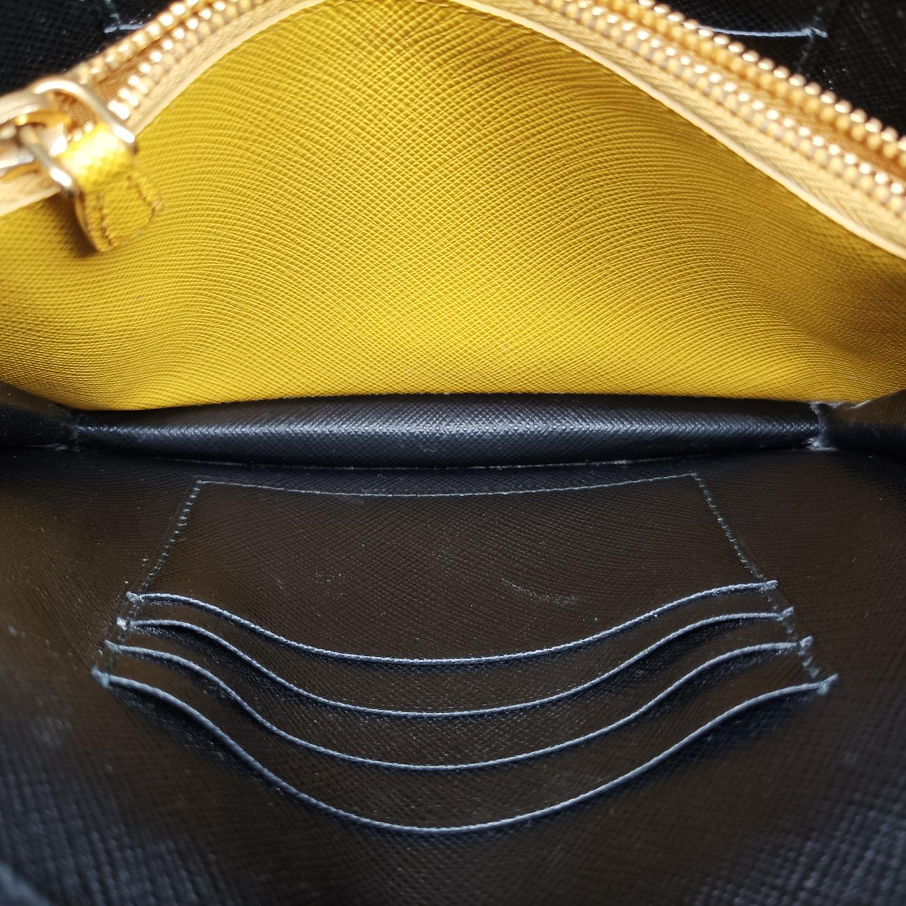 Robot LogoBlackSaffiano Leather62ロボットロゴブラックサフィアーノレザー62