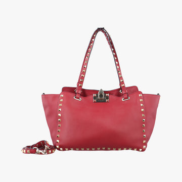 Rockstud Red Leather Lot number unknownロックスタッズ レッド レザー 製番不明