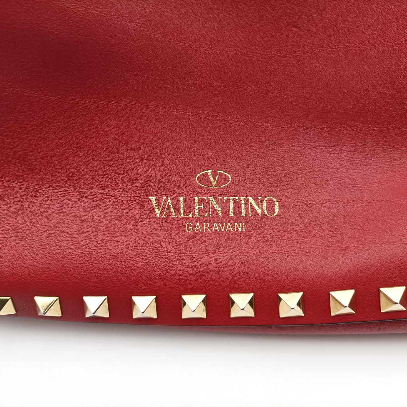 Rockstud Red Leather Lot number unknownロックスタッズ レッド レザー 製番不明