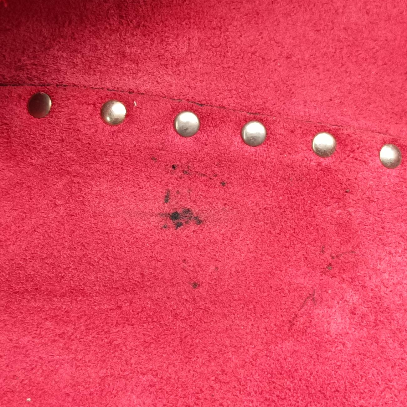 Rockstud Red Leather Lot number unknownロックスタッズ レッド レザー 製番不明