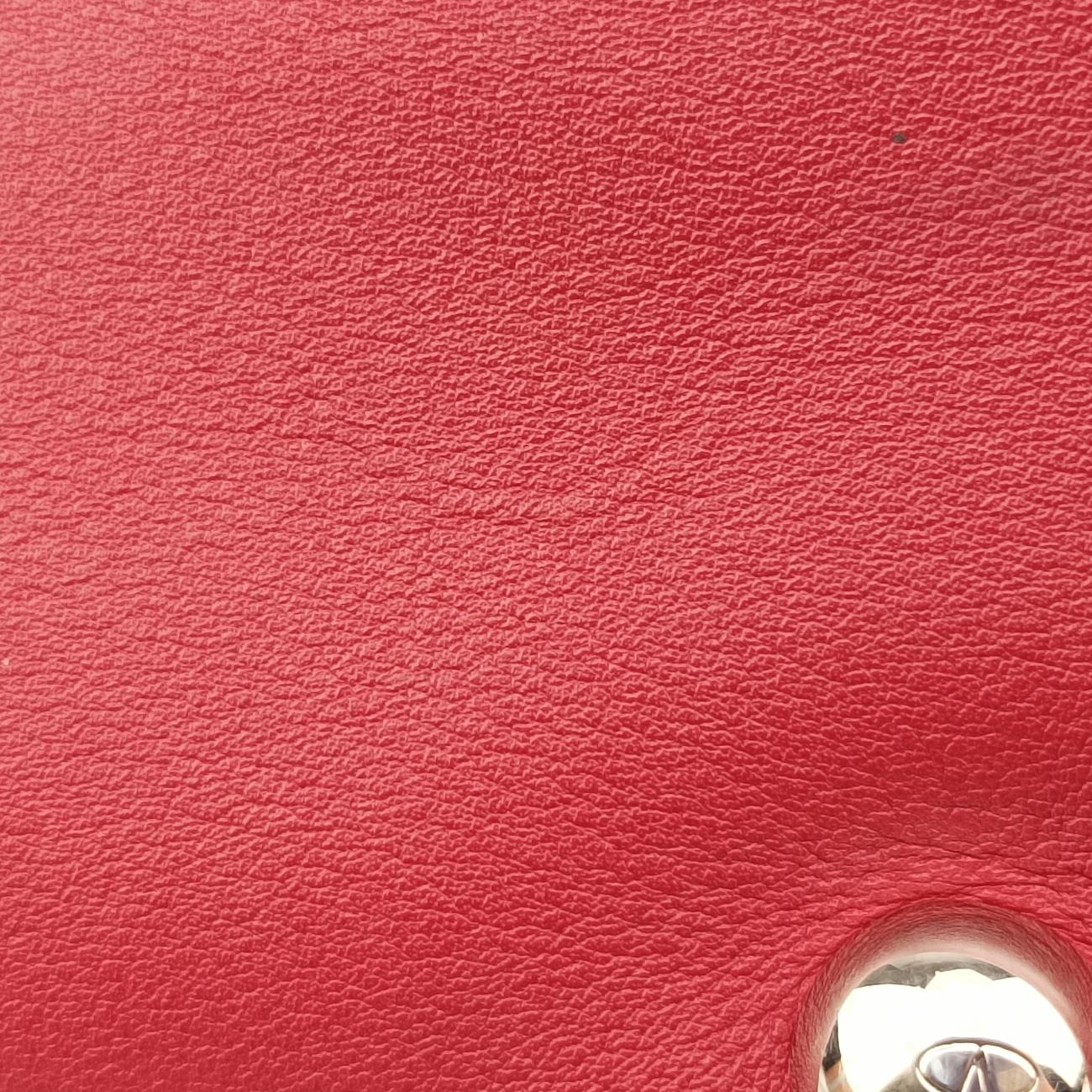 Rockstud Red Leather Lot number unknownロックスタッズ レッド レザー 製番不明