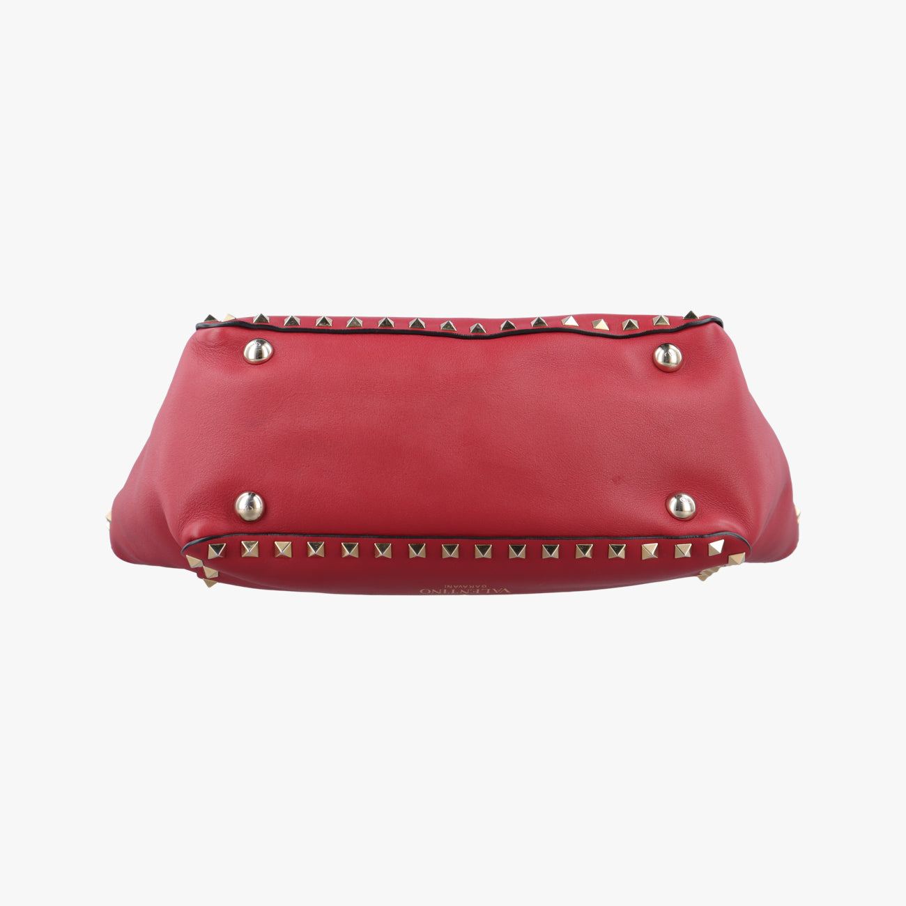 Rockstud Red Leather Lot number unknownロックスタッズ レッド レザー 製番不明