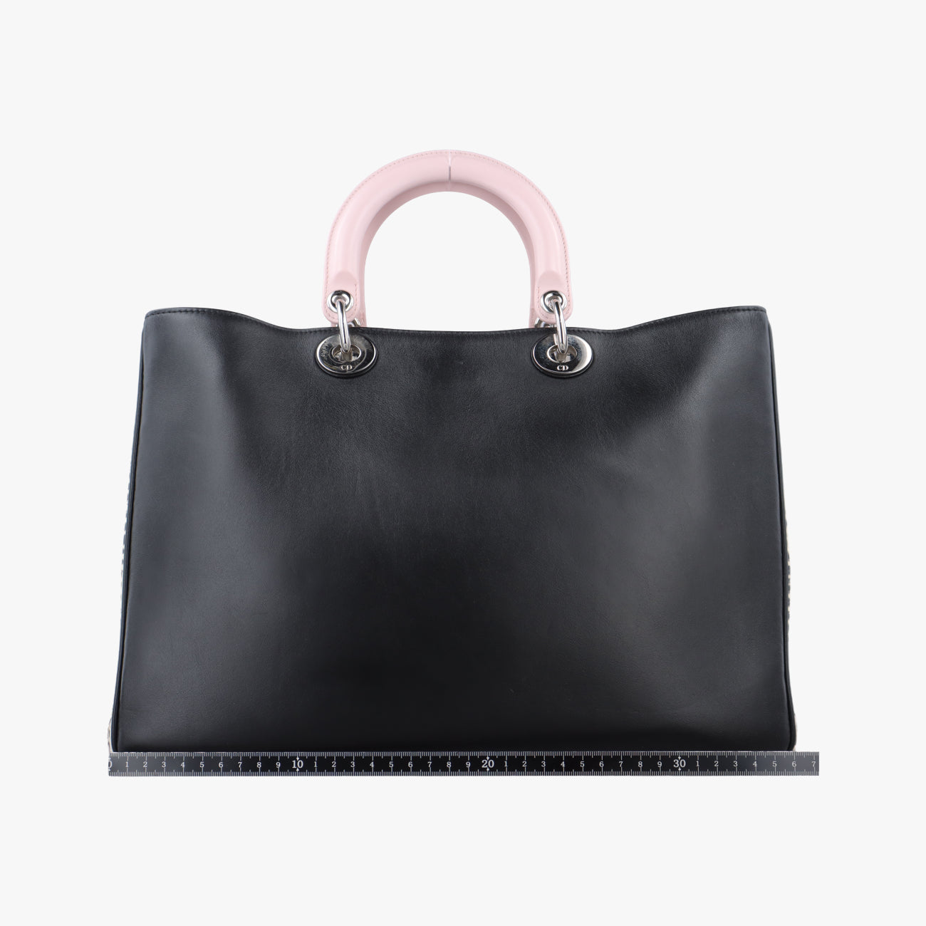 Diorissimo Black×Pink Leather 09-MA-0114ディオリッシモ ブラック×ピンク レザー 09-MA-0114