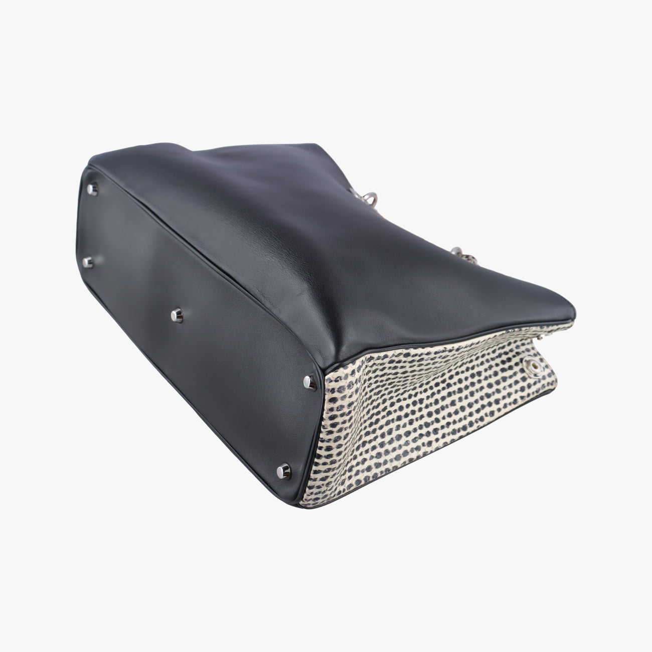 Diorissimo Black×Pink Leather 09-MA-0114ディオリッシモ ブラック×ピンク レザー 09-MA-0114