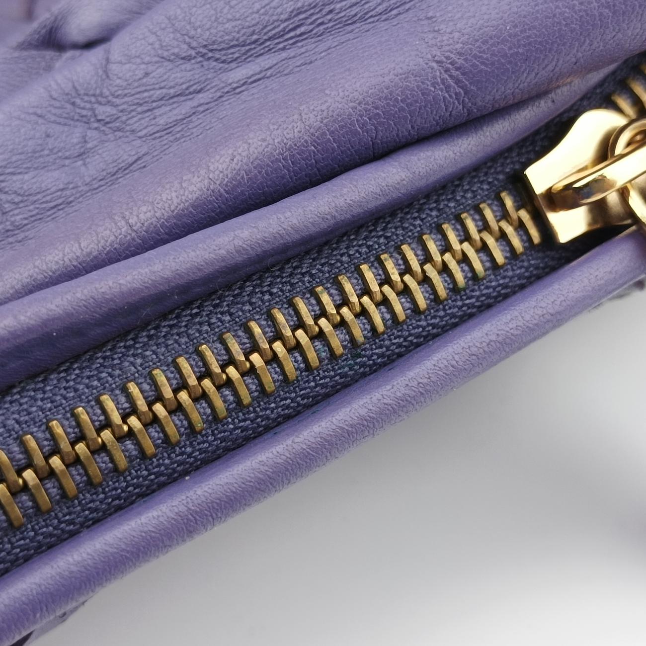 Intrecciato Purple lambskin 115654 V0013 5301イントレチャート パープル ラムスキン 115654 V0013 5301