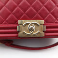 BOY CHANEL Red lambskin A67086 24605341ボーイシャネル レッド ラムスキン A67086 24605341